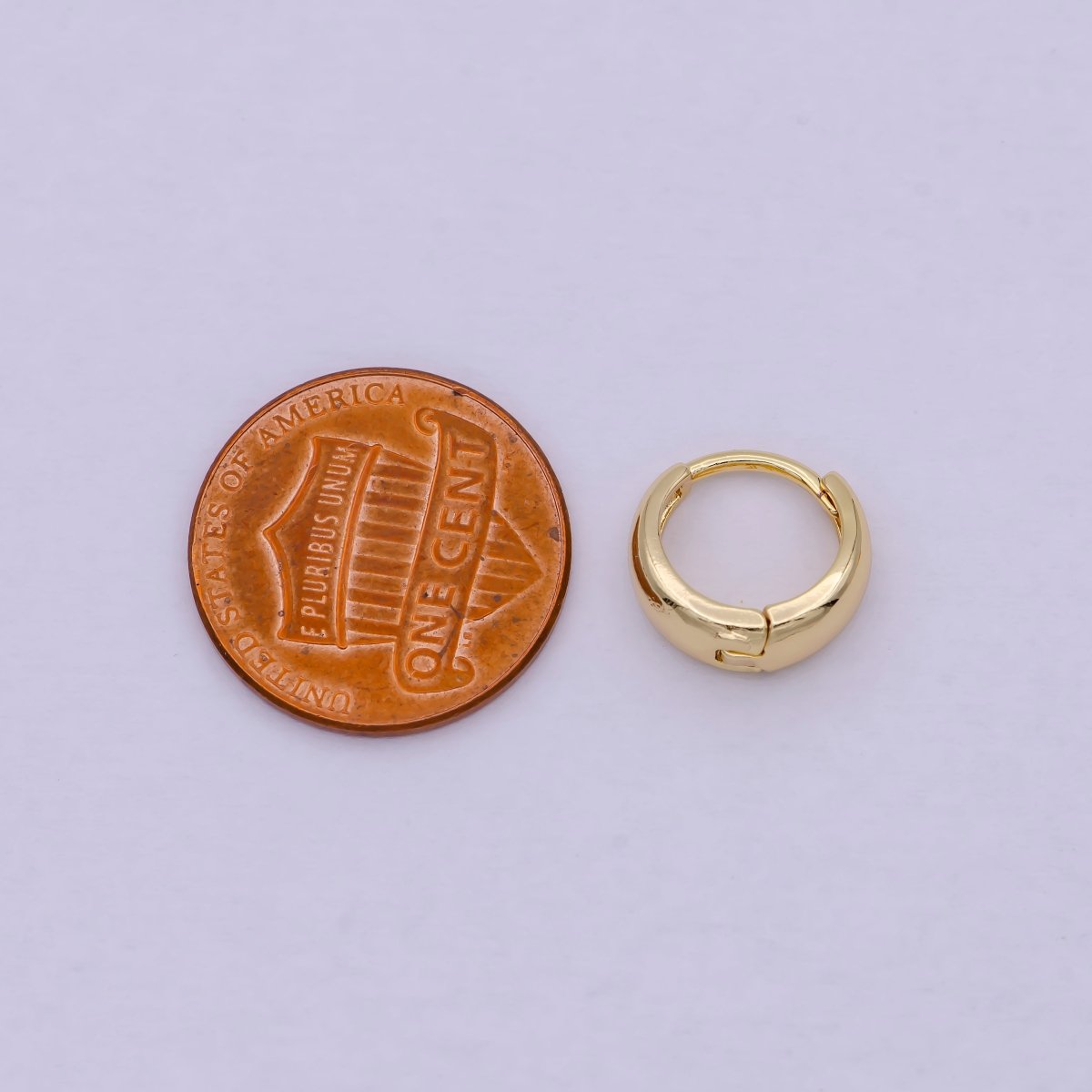 Hypoallergenic Tiny Hoop Earrings • 14k Gold Filled Dainty Earrings • Huggie Hoops Earrings • Minimalist Earrings Wholesale Jewelry | T-280 T-281