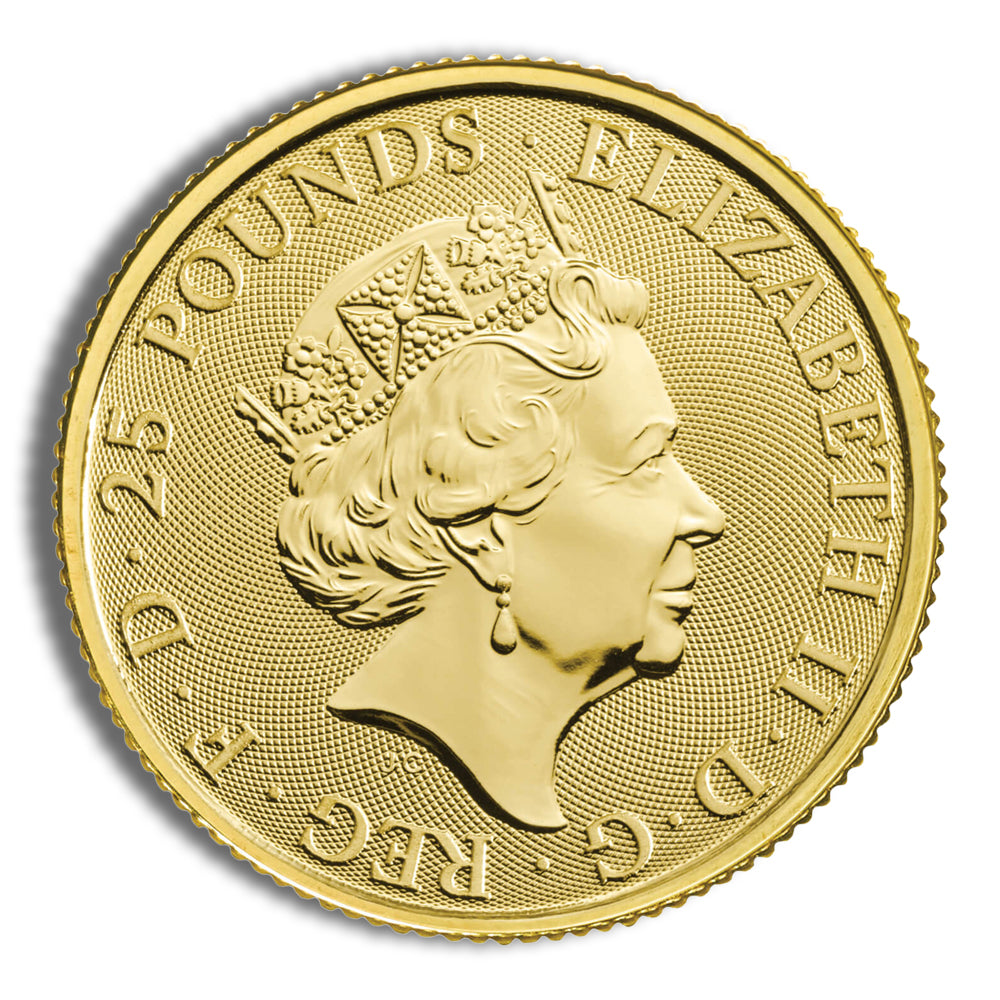 1/4 oz Great Britain Queen's Beast Gold Coin (Year/Design Varies)