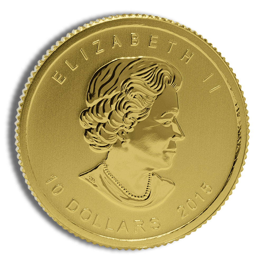 2015 1/4 oz Canadian Polar Bear &amp; Cub Gold Coin