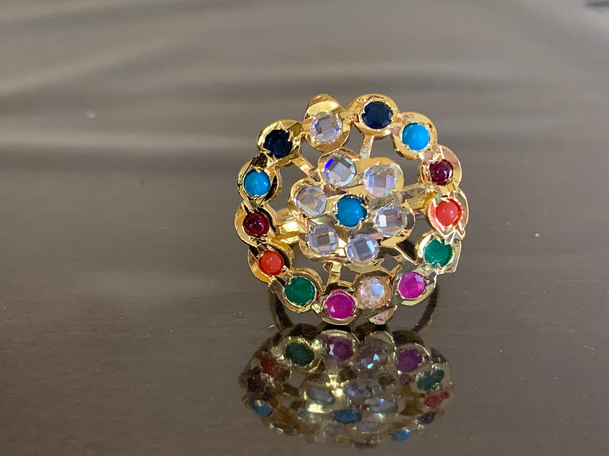DJR43 Cz polki  ring ( READY TO SHIP)