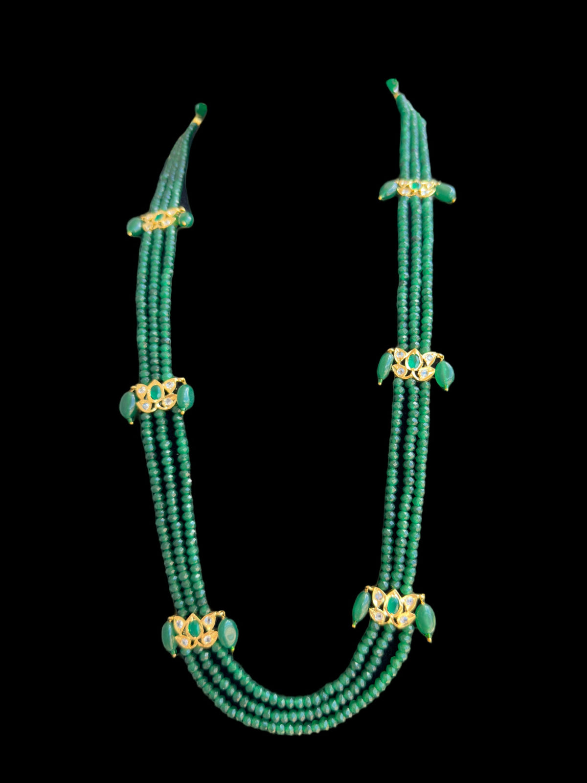 LN49 Raina green beads   necklace ( READY TO SHIP )