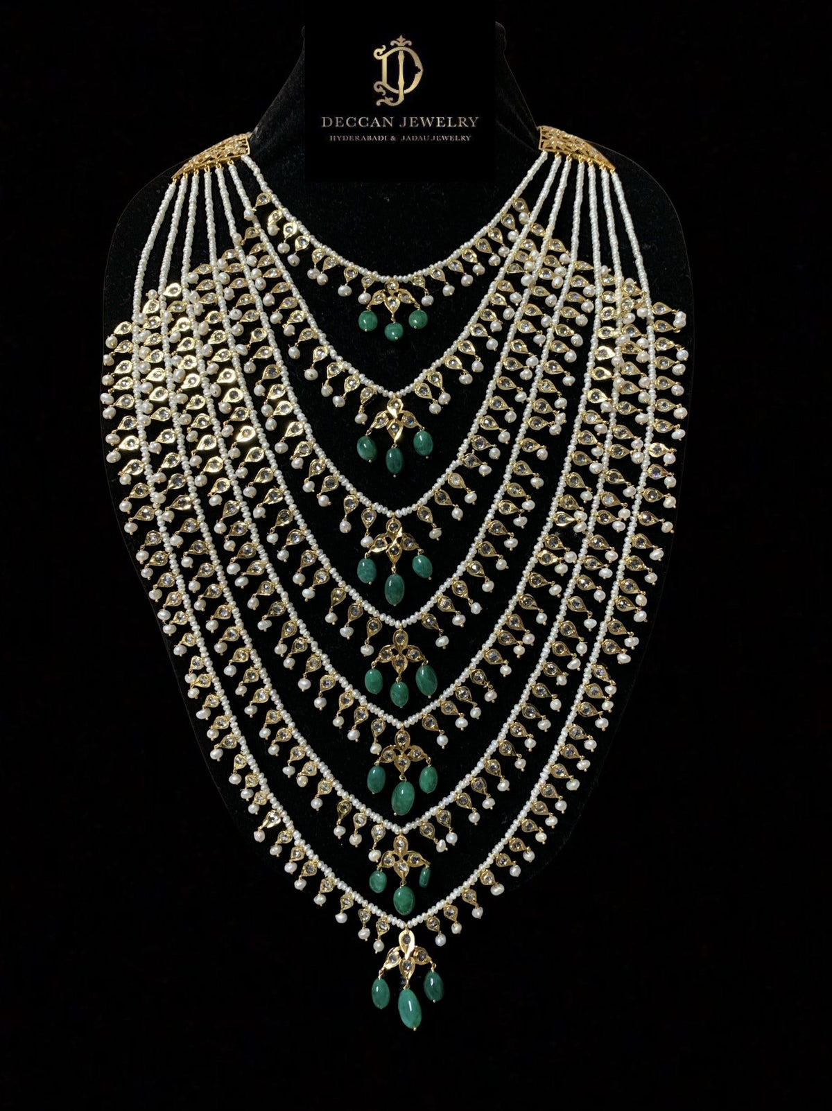 SAT15 Insia Bridal satlada in fresh water pearls (SHIPS IN 4 WEEKS)