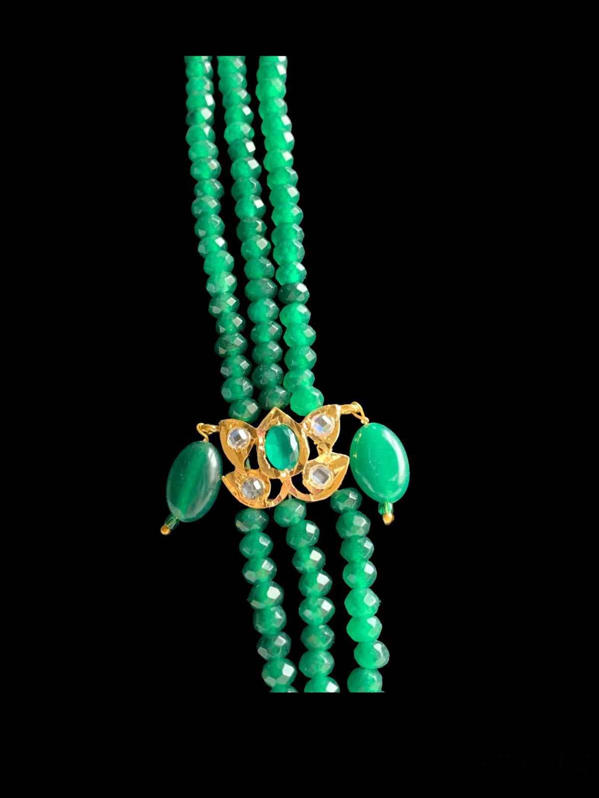 LN49 Raina green beads   necklace ( READY TO SHIP )