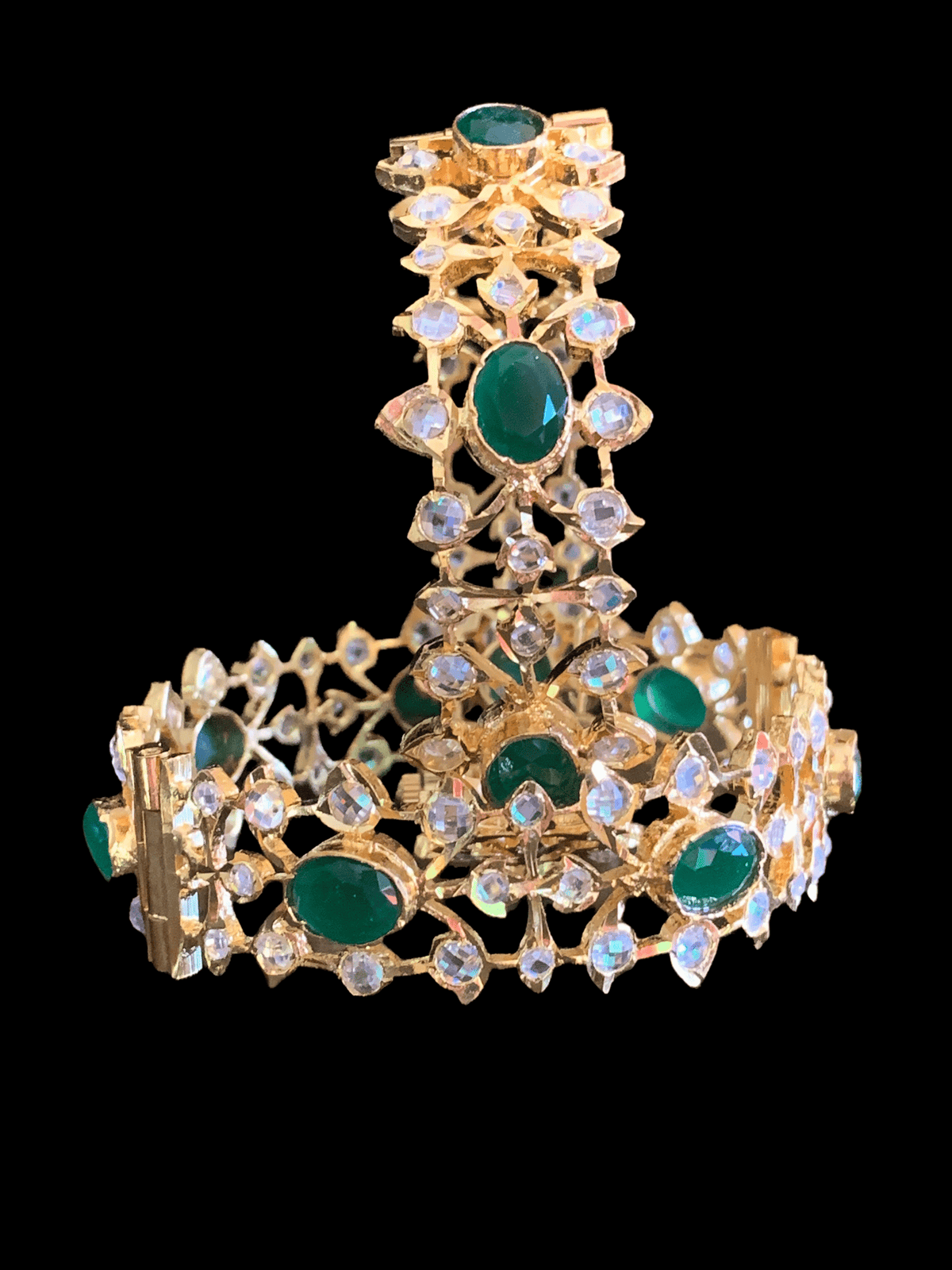 B14 Salma Bangles In Emerald Green ( READY TO SHIP )