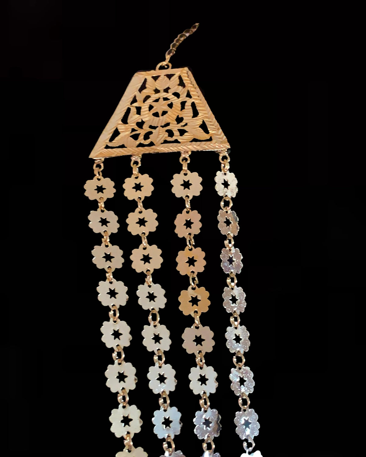 LN98 Chandan haar necklace  in gold plating  ( READY TO SHIP )