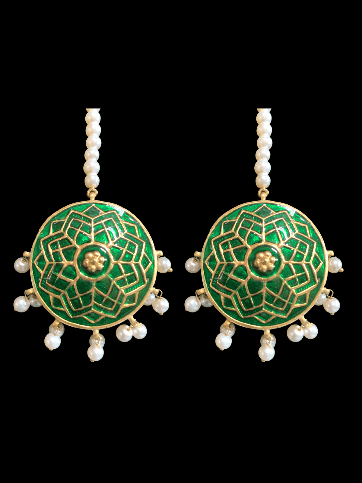 DER5 Meenakari earrings ( READY TO SHIP )