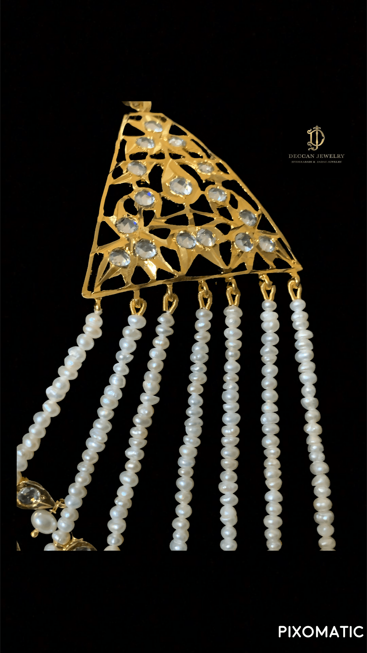 SAT15 Insia Bridal satlada in fresh water pearls (SHIPS IN 4 WEEKS)