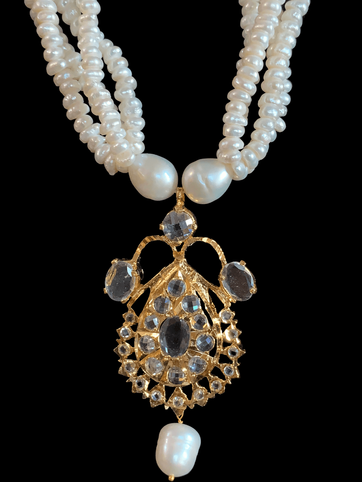 PS61 Jugni in fresh water  pearls ( READY TO SHIP )