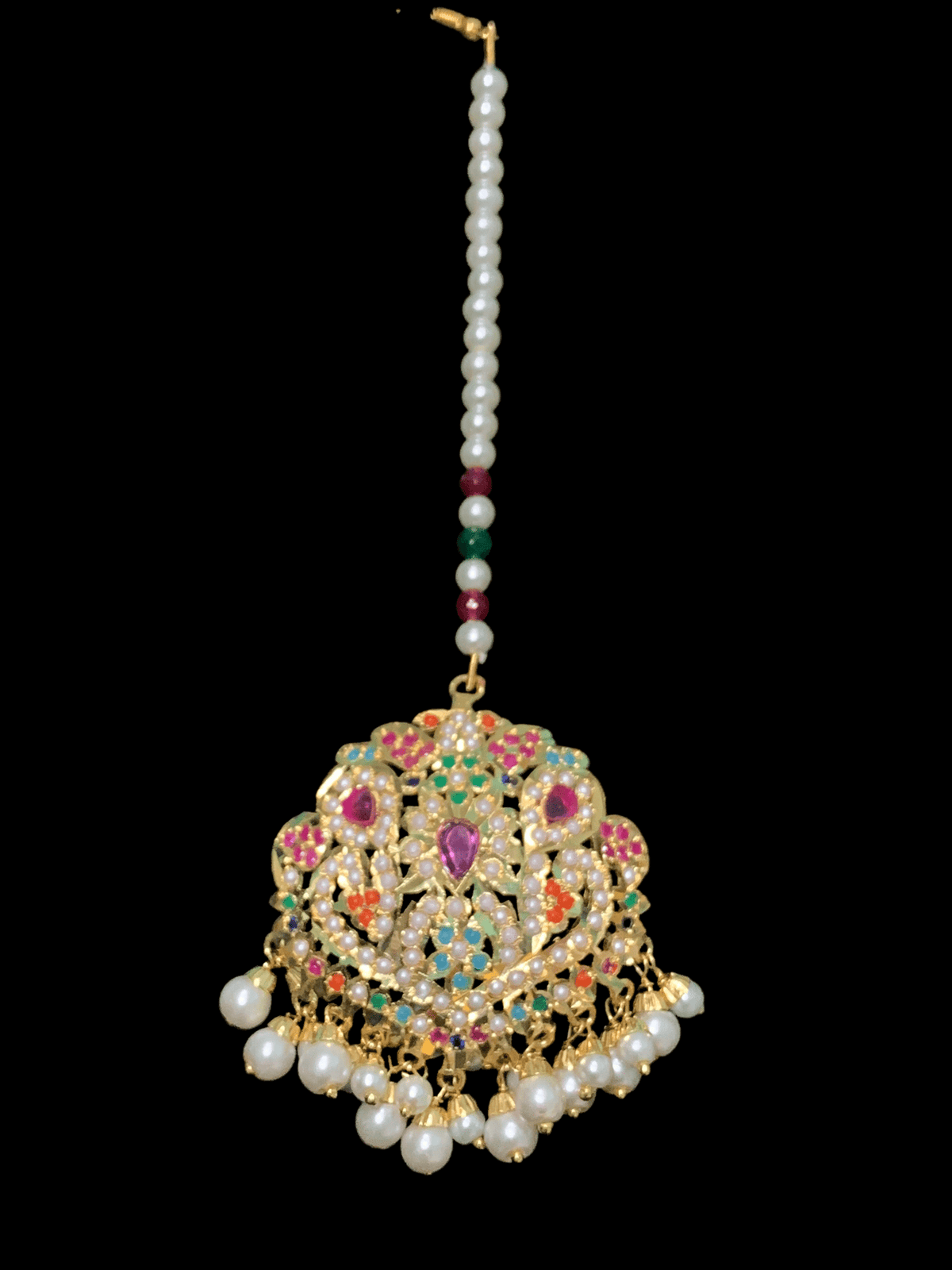 BR91 Hunza Navratan  jadau bridal set   ( READY TO SHIP )