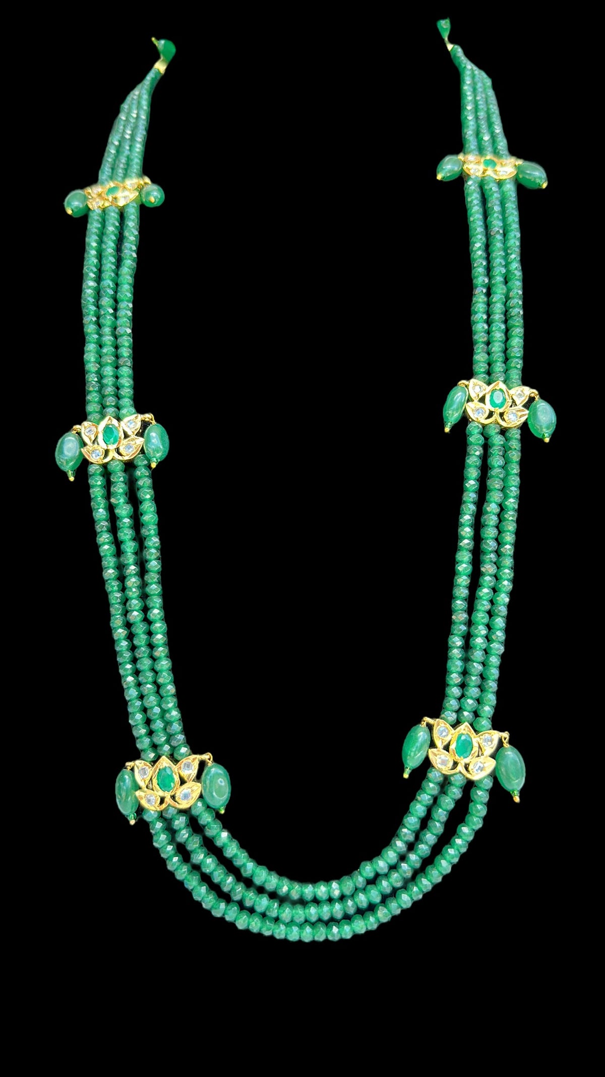 LN49 Raina green beads   necklace ( READY TO SHIP )