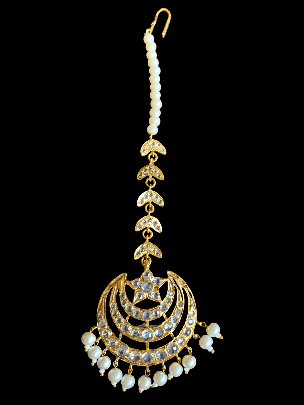 DJTK34 komal shell pearl  tika ( READY TO SHIP )