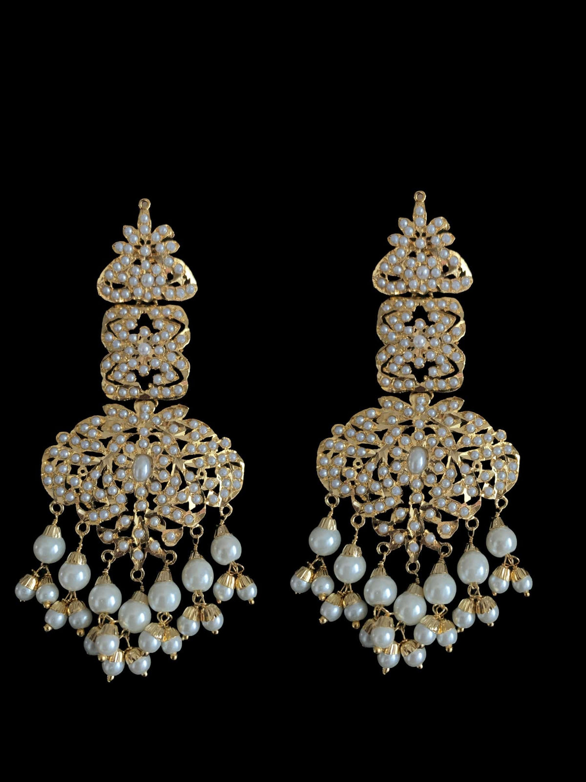 BR9 Filza  bridal set - shell pearls  ( SHIPS IN 4 WEEKS )