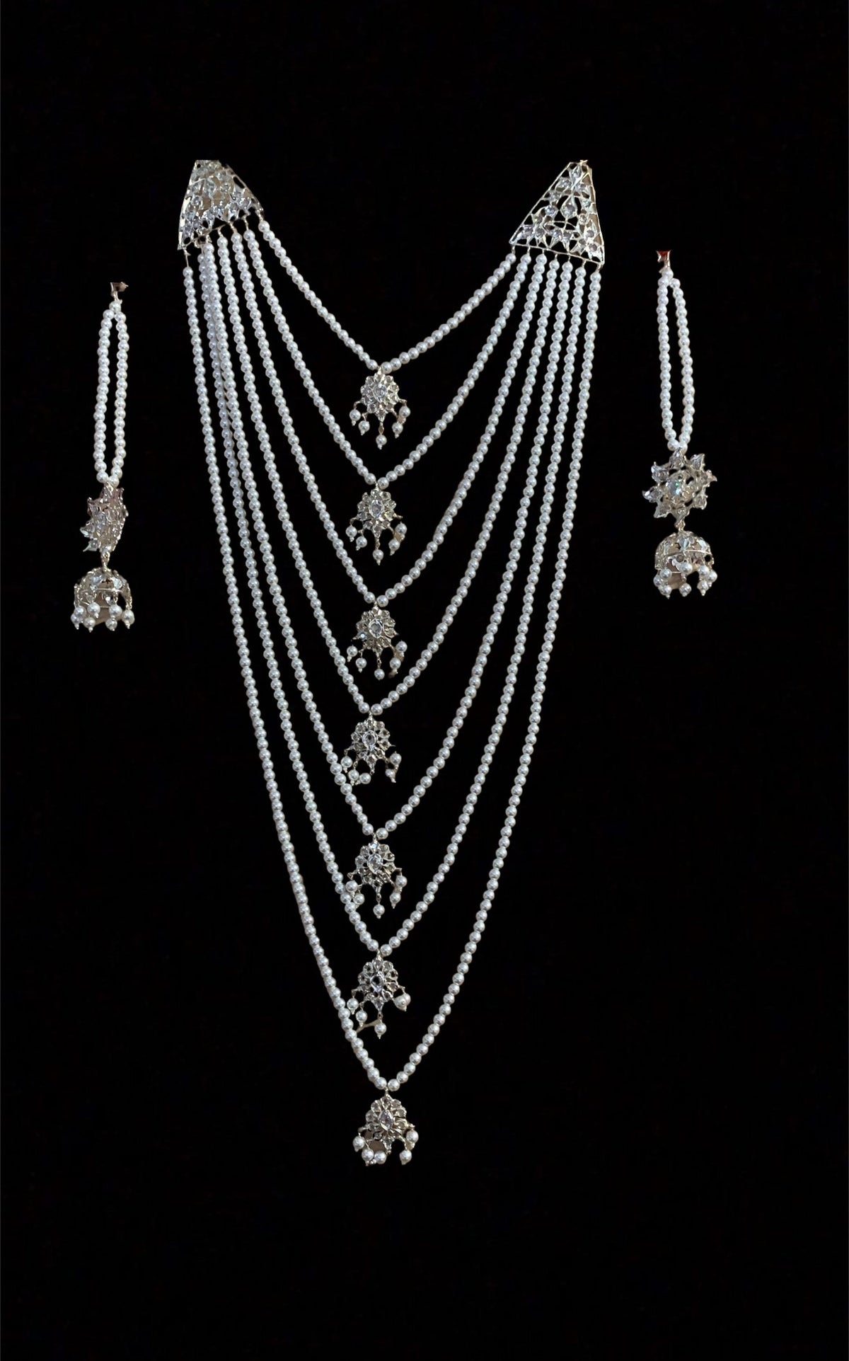 SAT58 Fiona satlada in silver plating ( READY TO SHIP )