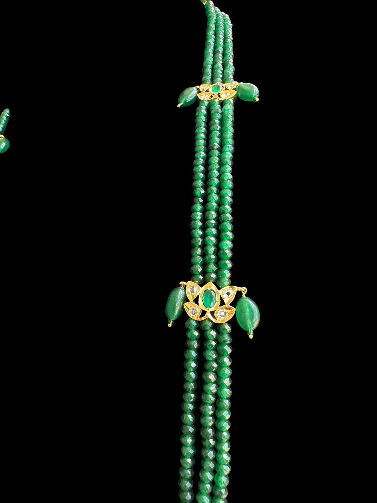 LN49 Raina green beads   necklace ( READY TO SHIP )