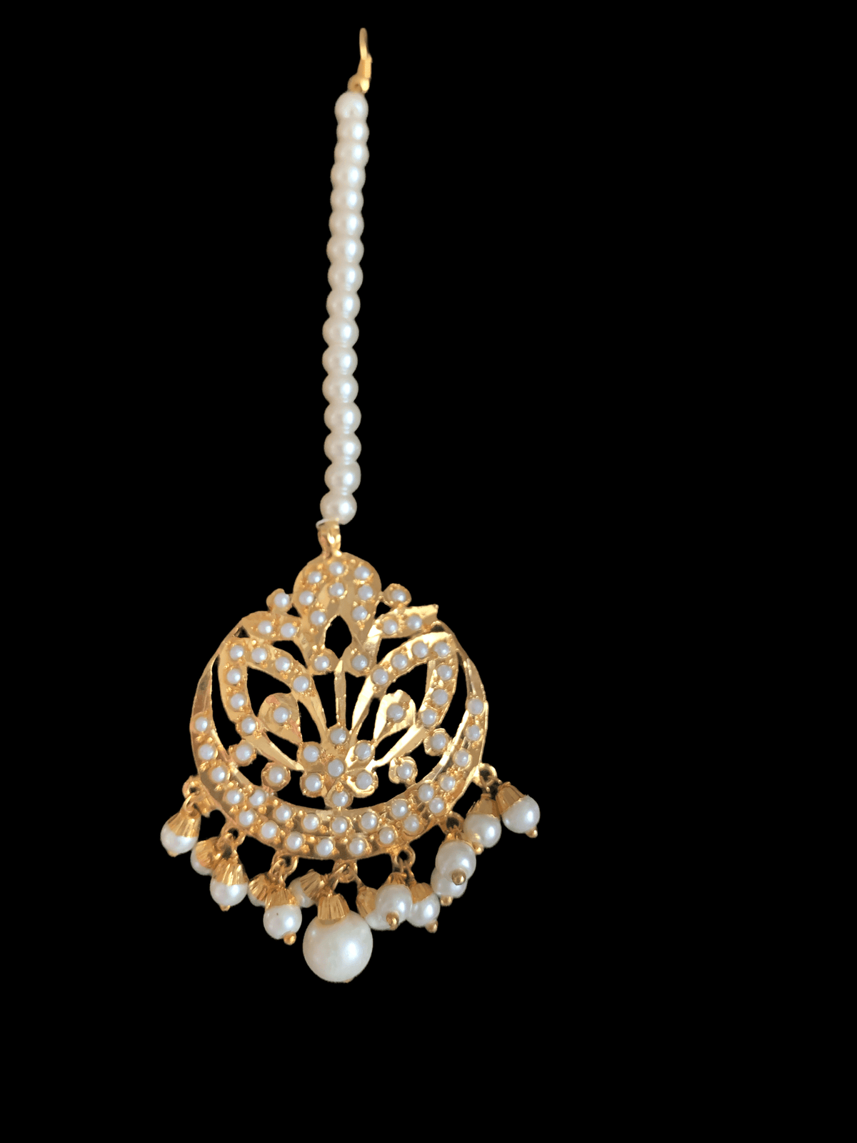 BR9 Filza  bridal set - shell pearls  ( SHIPS IN 4 WEEKS )