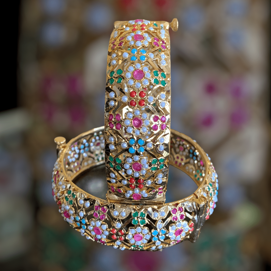 B10 Navratan Shibra Bangles ( SHIPS IN 4 WEEKS  )
