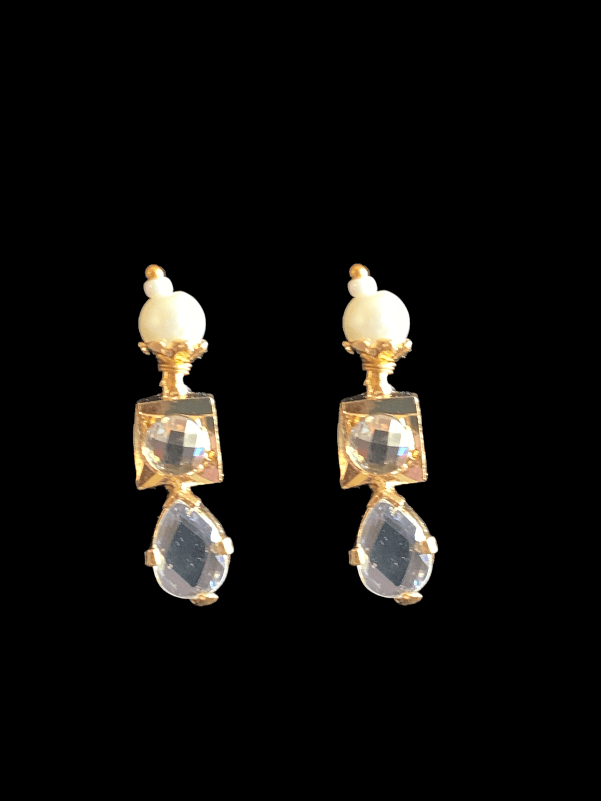 NS225 Kiara set in pearls and polki ( READY TO SHIP )
