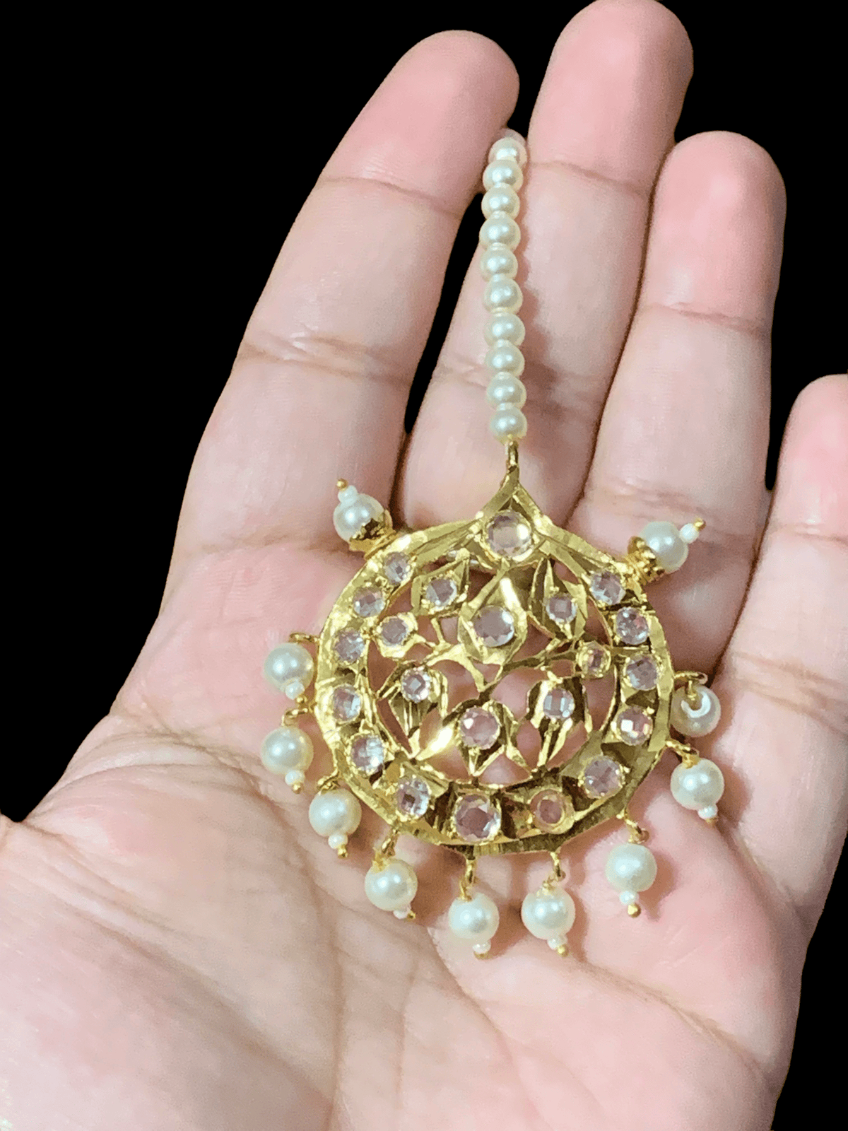 DJTK14 Insia tika In pearls  ( READY TO SHIP )