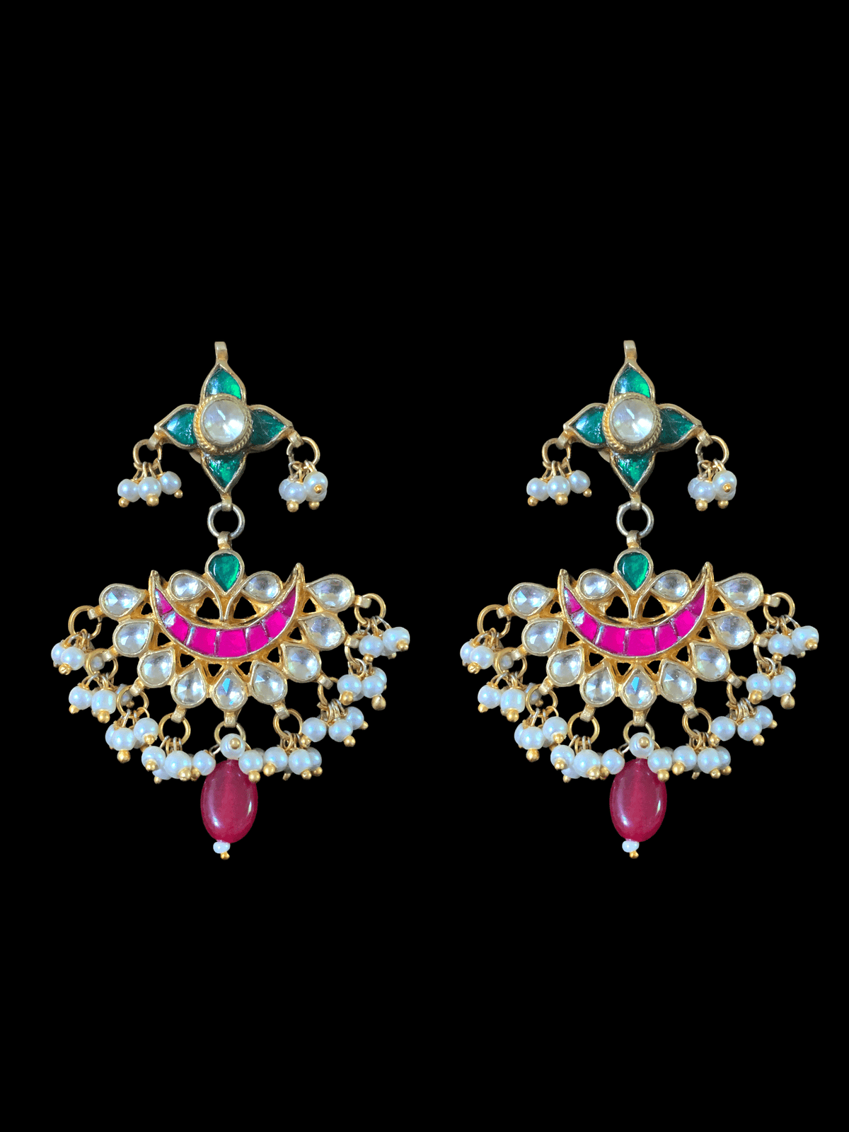 PS382 Erma pachi kundan pendant set ( READY TO SHIP )