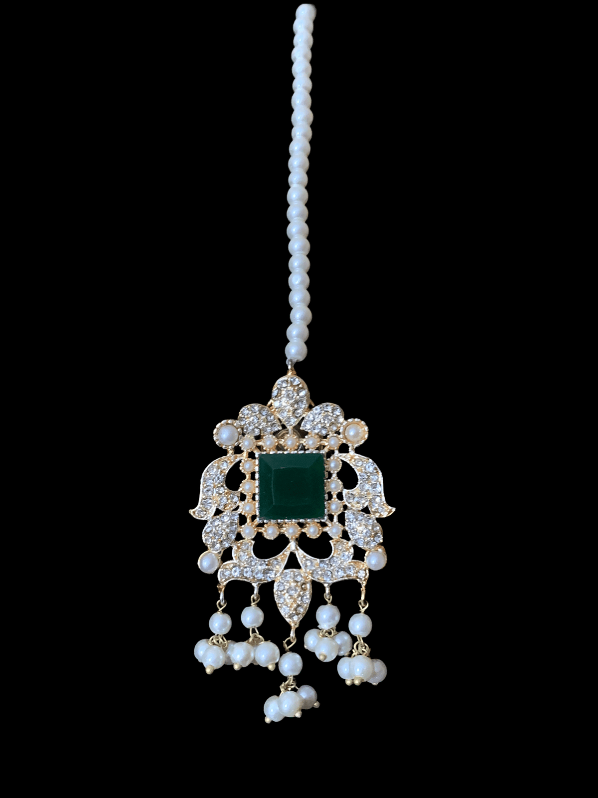 BR13 Anisa bridal set in emeralds( READY TO SHIP)