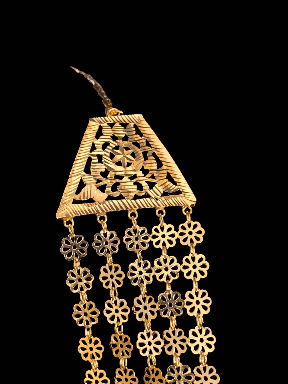 LN147 Chandan haar necklace  in gold plating  ( SHIPS IN 3 WEEKS )
