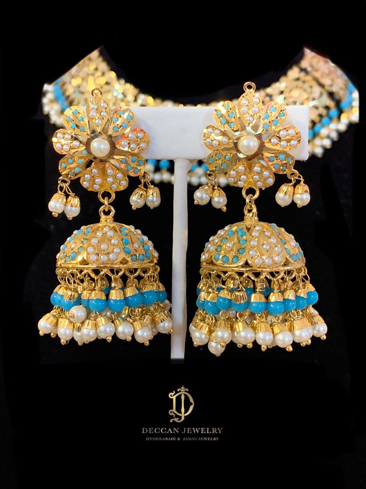 NS69T Rashmika set in turquoise ( READY TO SHIP )