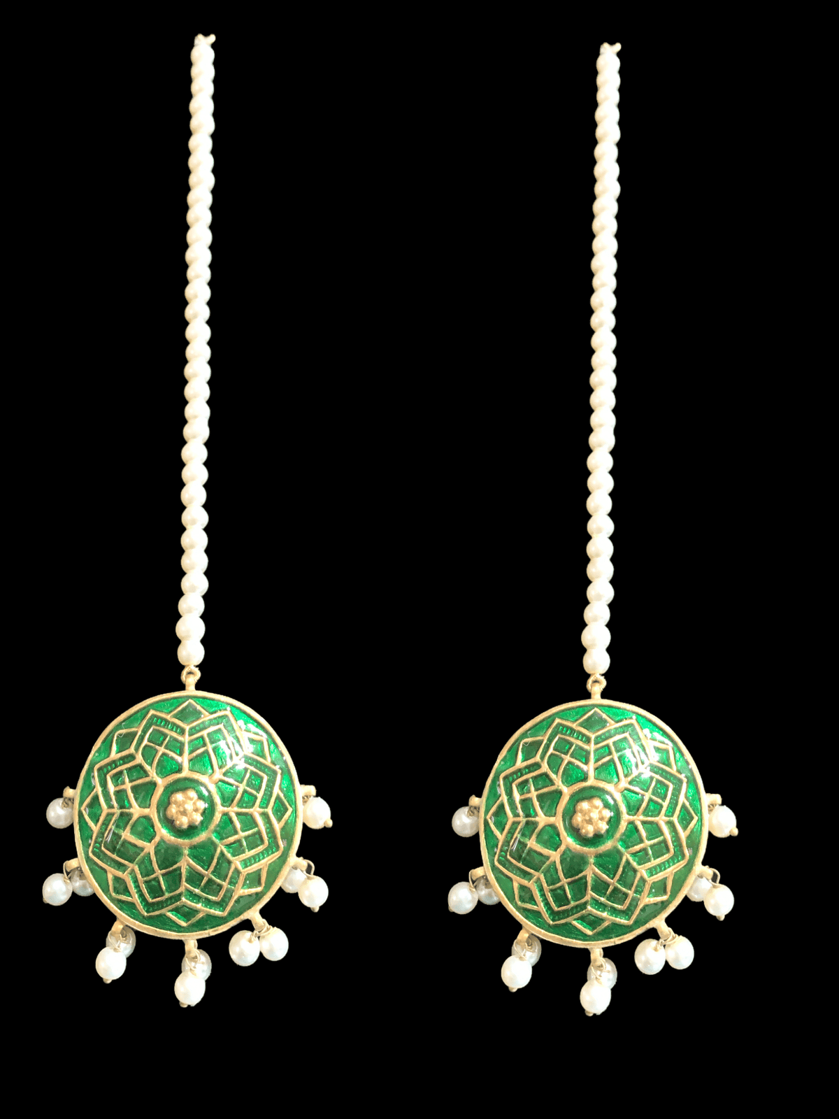 DER5 Meenakari earrings ( READY TO SHIP )