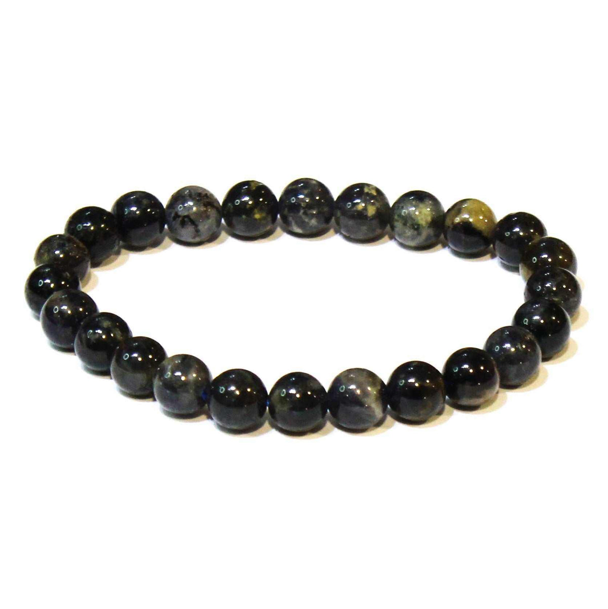 Iolite Round Bead Bracelet
