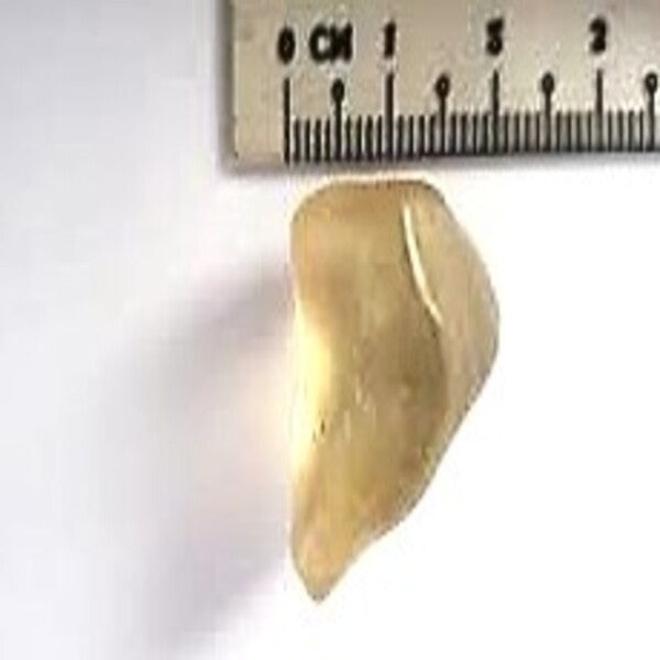 Libyan Glass Yellow Meteorite Impact Fragment Desert Rock Shard