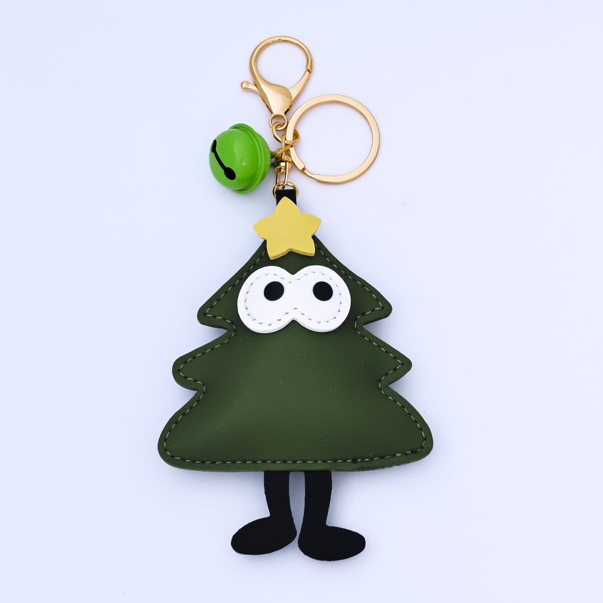 Limited Edition Christmas Tree, Santa Clause, Mitten Bag Charm Keychain for Holiday Season | WB-00203