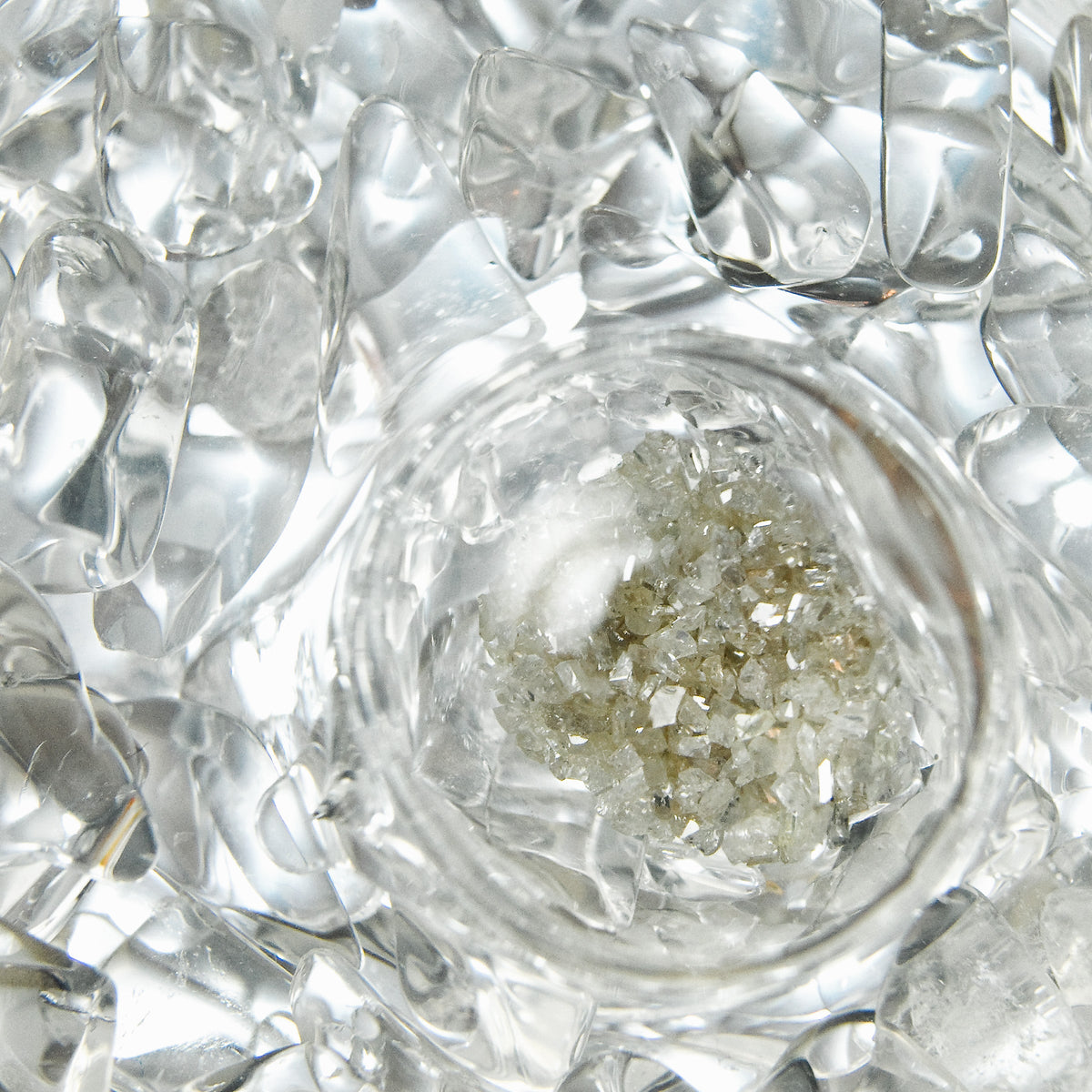 GemPod DIAMONDS | Genuine Diamond Slivers (4ct.) & Clear Quartz
