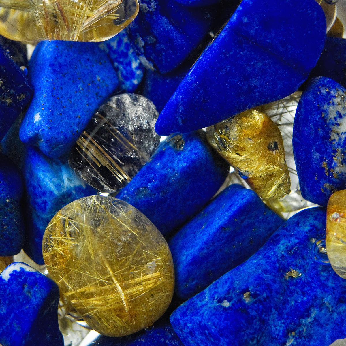 GemPod INSPIRATION | Lapis Lazuli & Rutilated Quartz