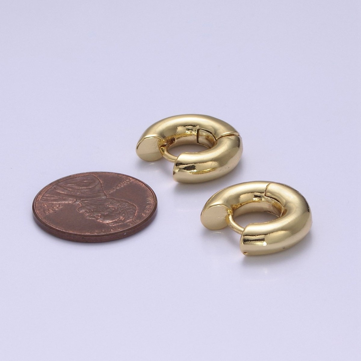 Minimalist Earring Gold Hoop Earrings • Perfect Simple Earrings For Her • Gifts for Her T-362, T-363
