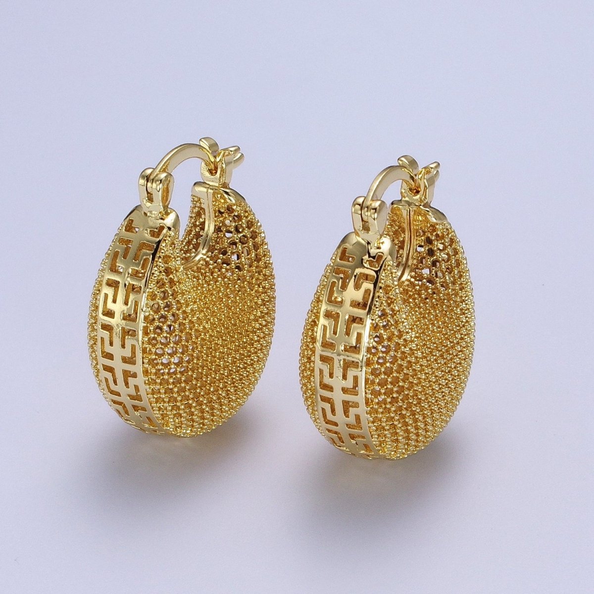 Minimalist Riveted Wire Rings Dome Latch Earrings in Gold & Silver | AD-181 AD-182