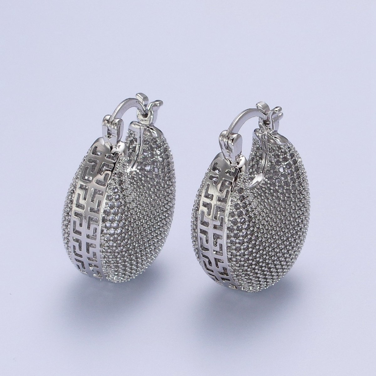Minimalist Riveted Wire Rings Dome Latch Earrings in Gold & Silver | AD-181 AD-182