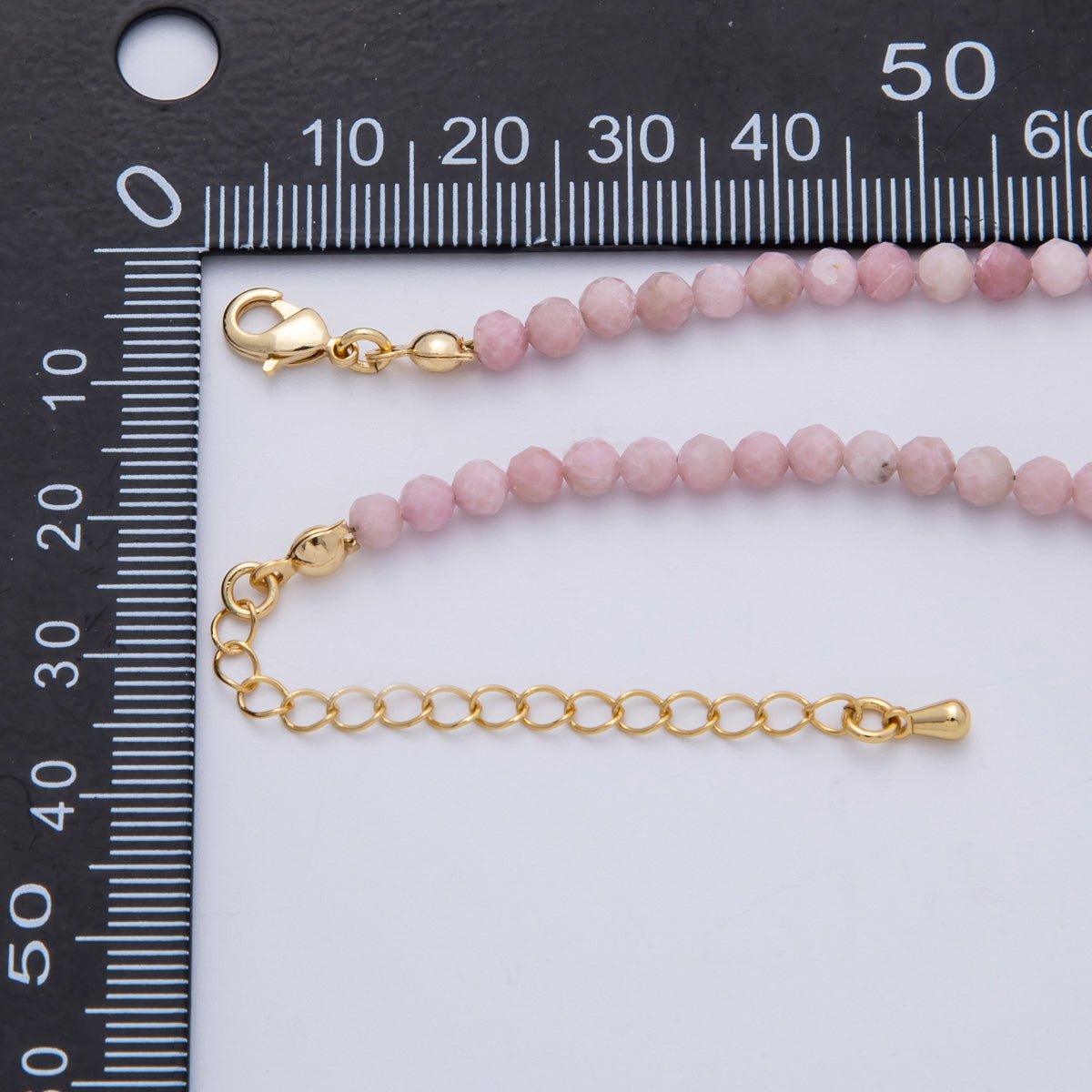 Multicolor Natural Gemstone Beads Morganite Amazonite Pink Rose Quartz Moonstone Purple Amethyst Necklace Ready To Wear | WA-012 Clearance Pricing
