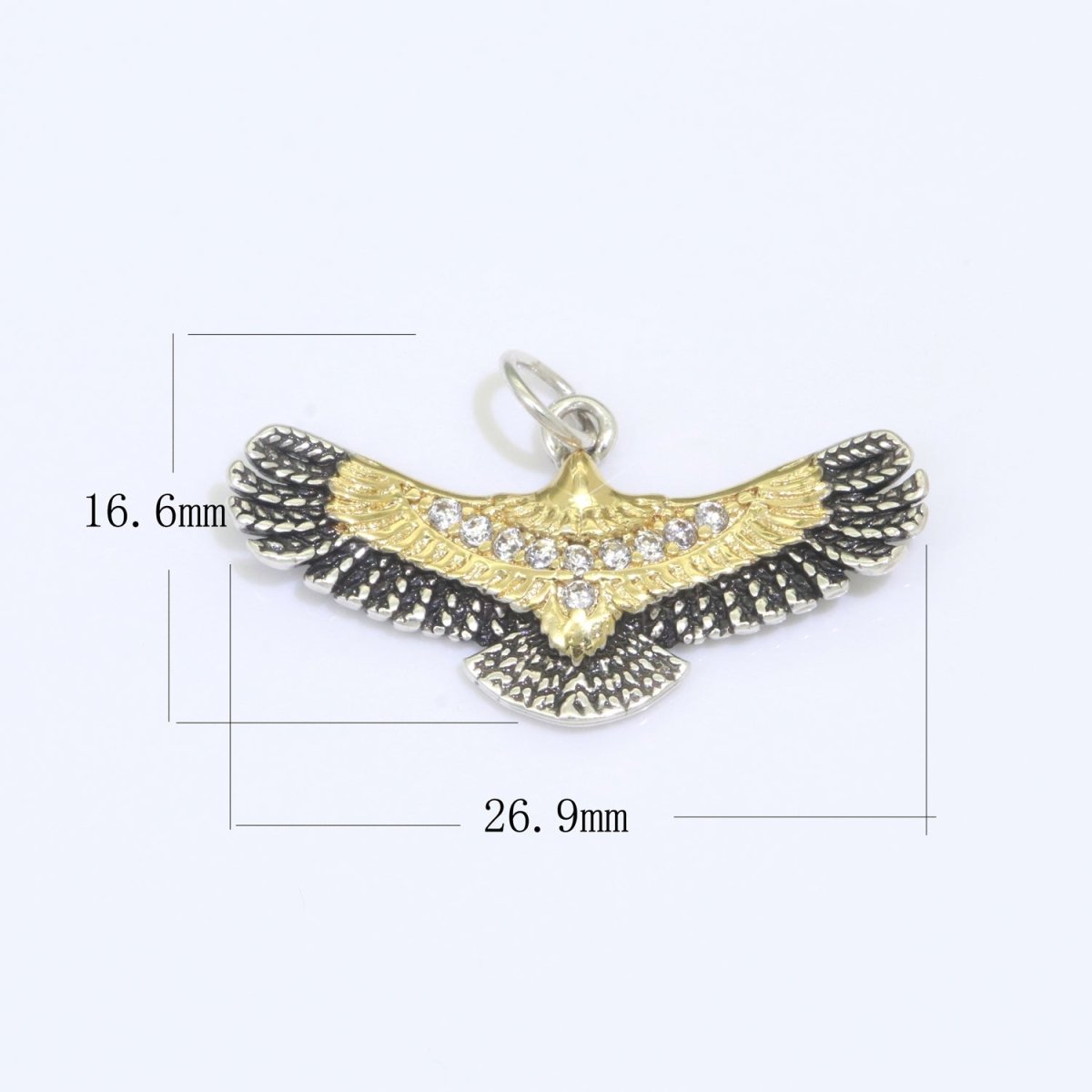Navajo Eagle Pendant for Necklace Indian Eagle Animal Charm for Statement Necklace M-564