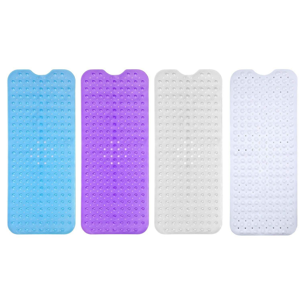 Non Slip Shower Mat Massage Anti-Bacterial with Suction Cups