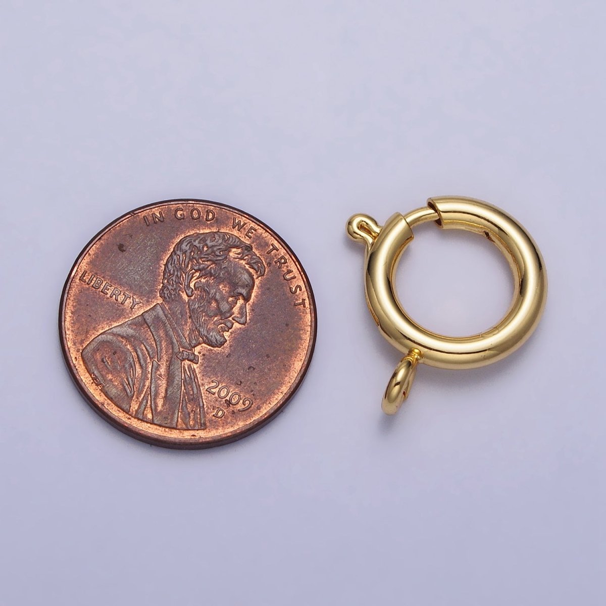 OS Gold Plated Spring Clasp for Necklace Component Z-059