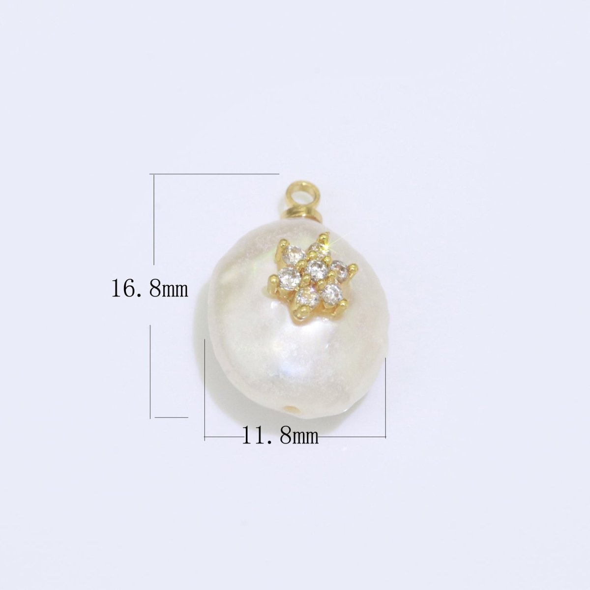 Pearl Gold Evil Eye Charm, Bee, Thunder, Weed, Star Charm Dainty Pear Freeform Pearl Jewelry for Amulet Pendant Jewelry Supply P-1826 P-1827