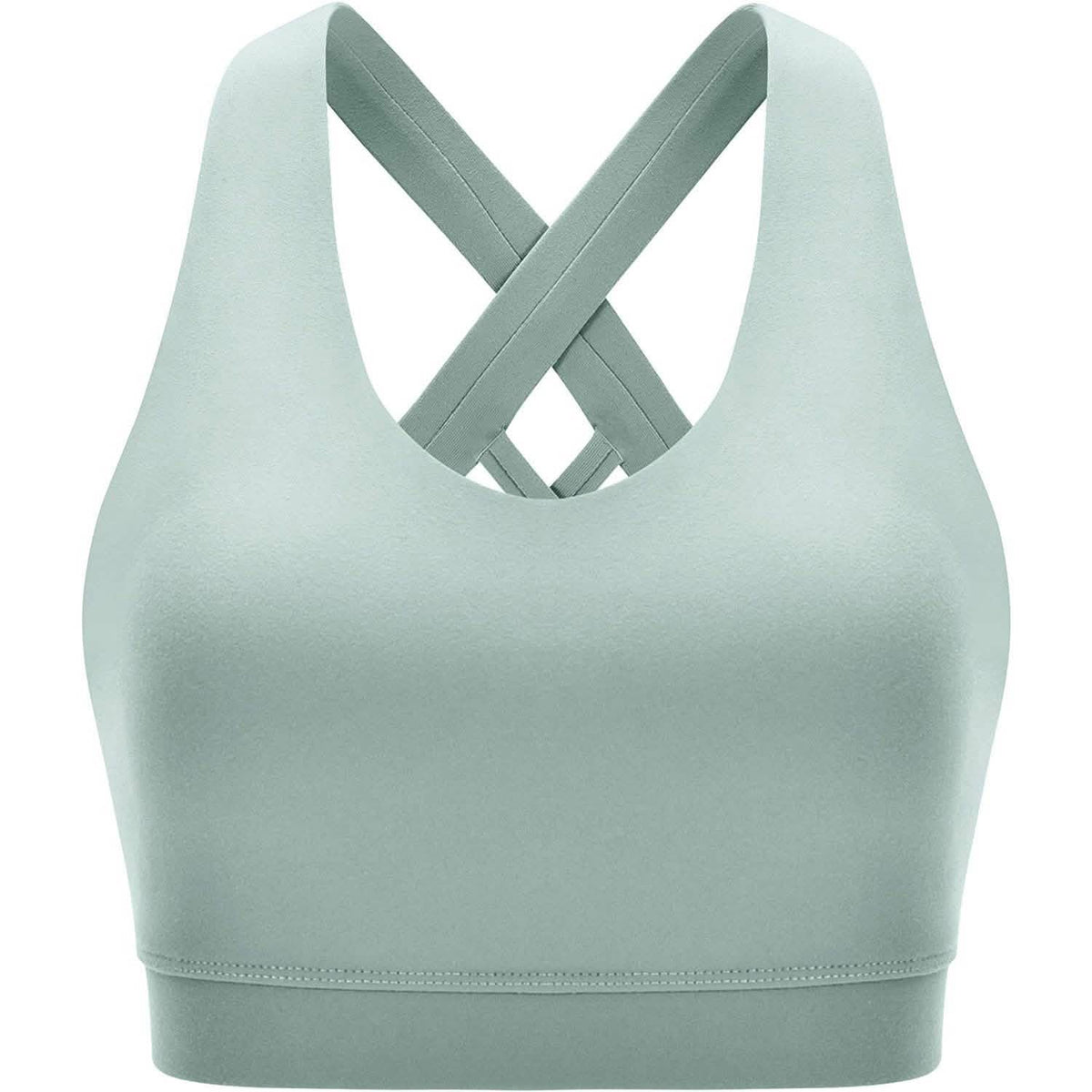RUNNING GIRL Criss-Cross Back Padded Strappy Sports Bra