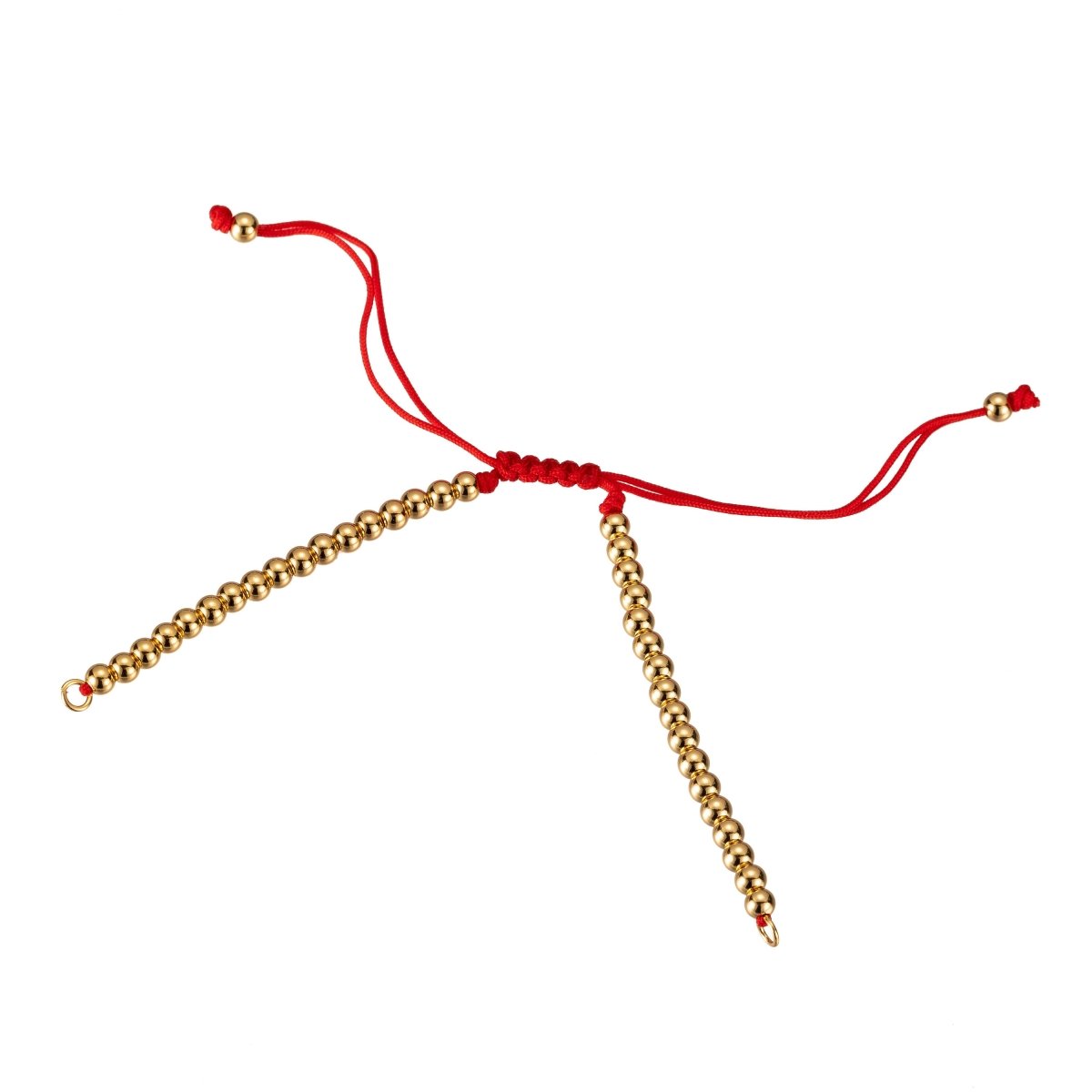 Semi Finished Adjustable Bracelet Cord Red String Bracelet fpr protection, faith, good luck, strength, and connection Jewelry Supply, K-513-K-516