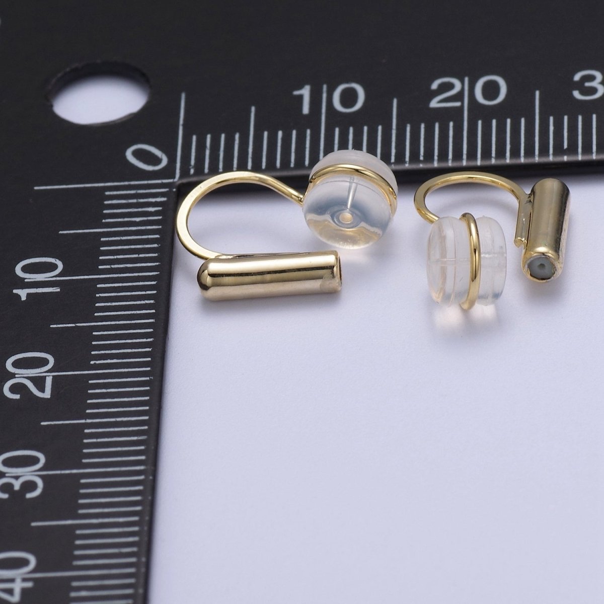Silicone Earring Backings, Hypoallergenic Clip On Earring Backs For Jewelry Making, K-319