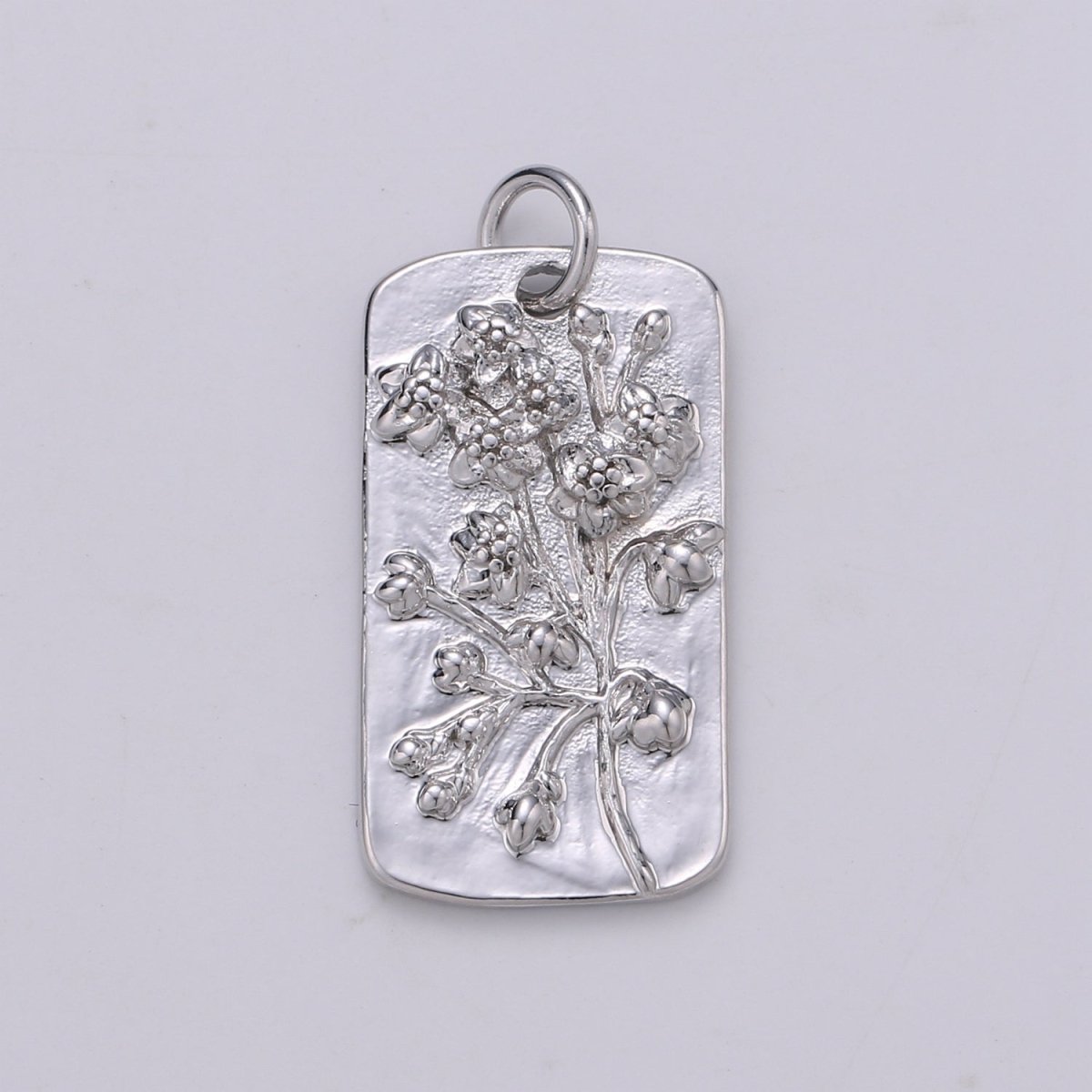 Silver Flower Charms, Wild Flower Pendant, Dainty Flower Charm, Small SunFlower Daisy, Hibiscus Charm for Necklace Floral Flower Jewelry D-844 TO D-852