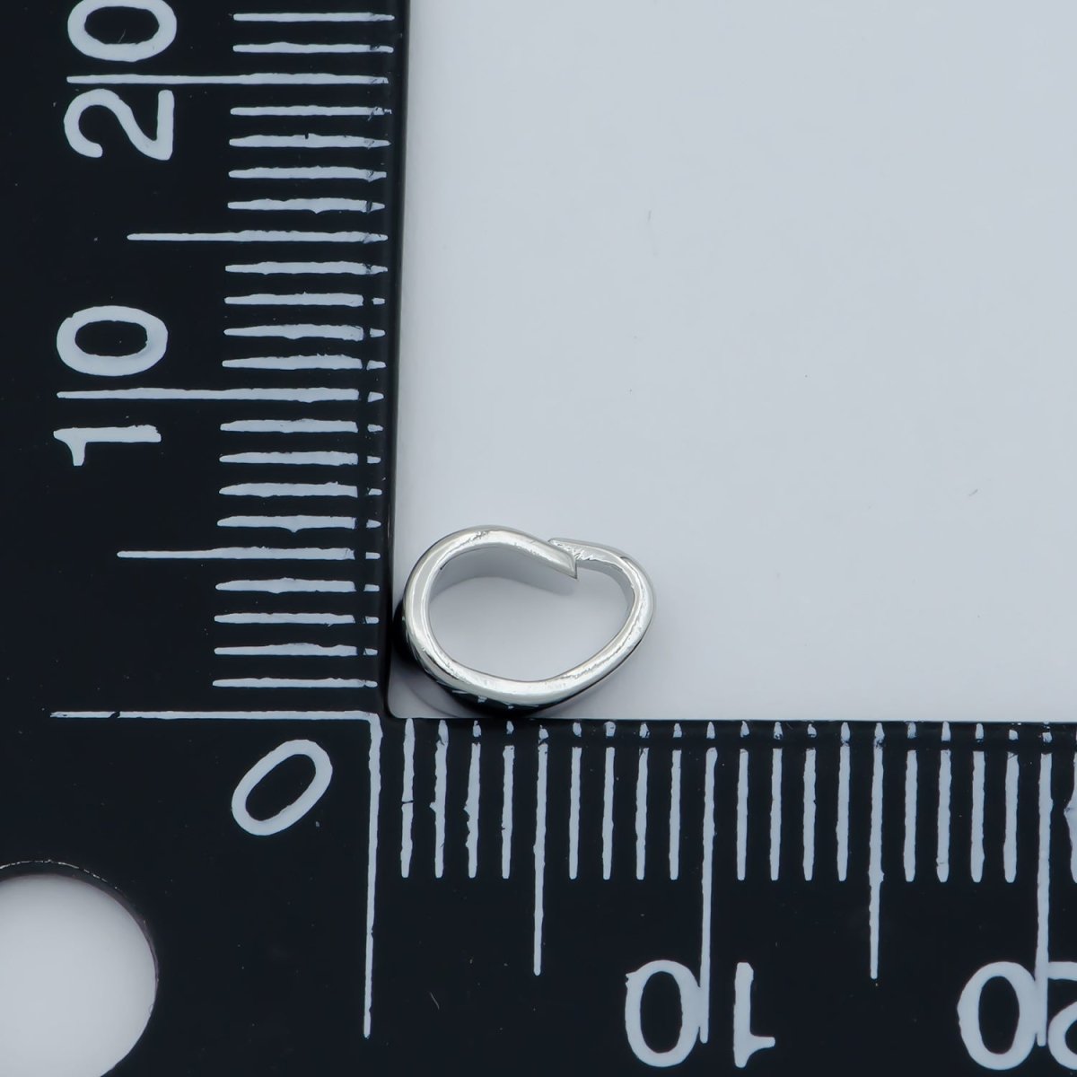 Silver Open Jump Ring White Gold Filled Pendant Hook Ring For DIY Jewelry Making Necklace Supplies Findings Kit  L-397