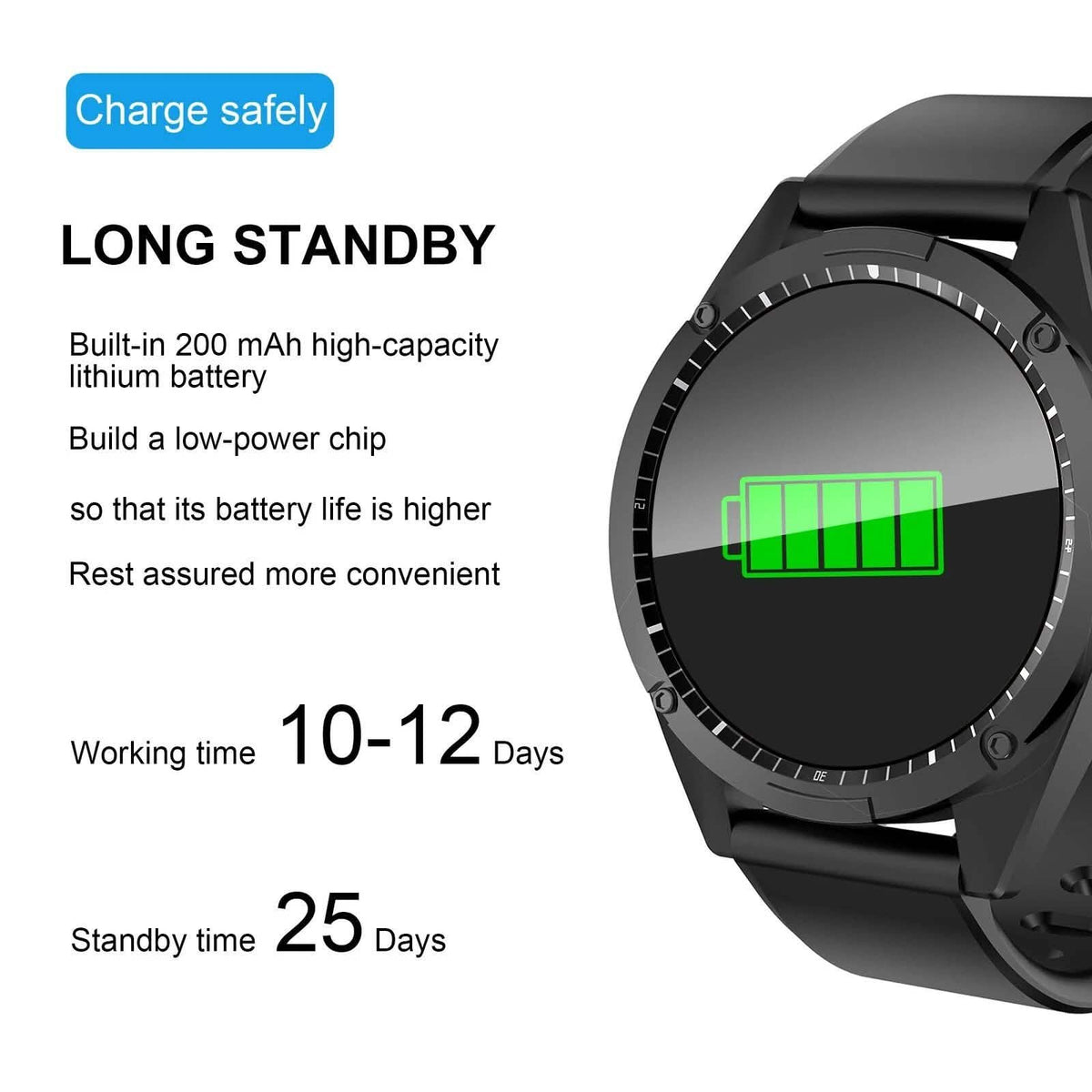 Smart Sport Watch Activity Tracker with Blood Pressure Heart Rate Sleep Monitor