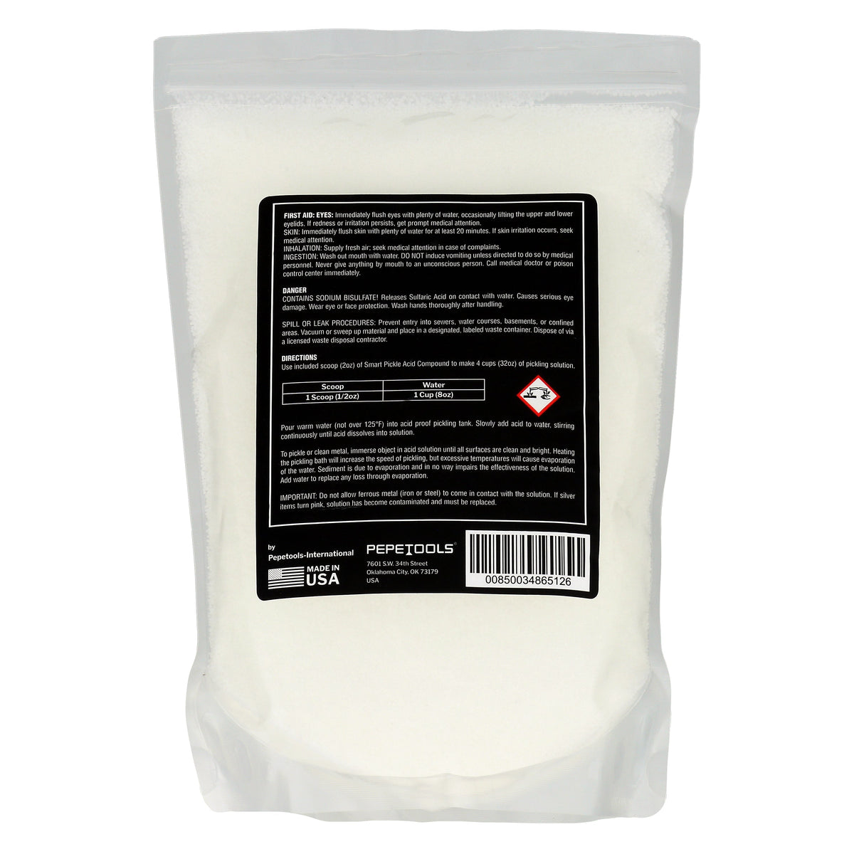 Jewelry Pickle Compound 1 lb – Smart Pickle for Gold, Silver & Copper – Removes Fire Scale, Fire Stain & Oxidation