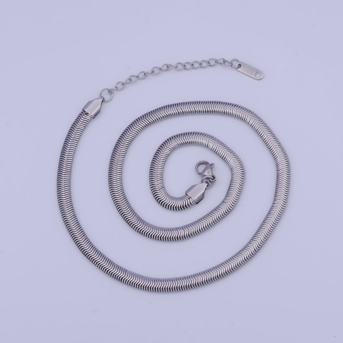 Snake Chain Necklace 16 18 20 Inch + 2.5" extender Length in 24k Gold Filled Chain | WA-1134 to WA-1139 Clearance Pricing