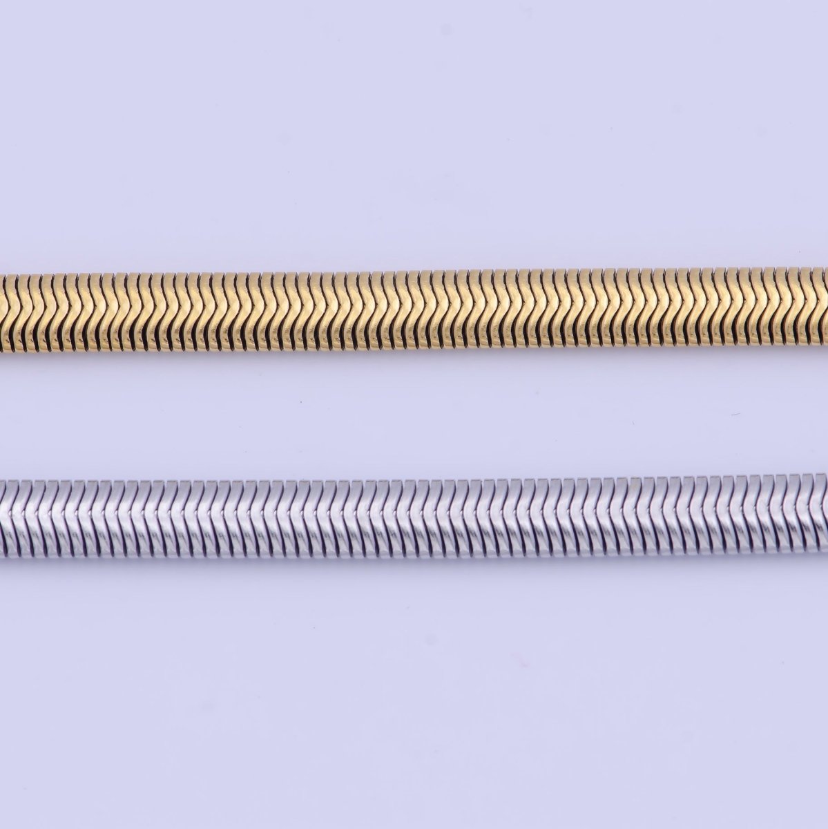 Snake Chain Necklace 16 18 20 Inch + 2.5" extender Length in 24k Gold Filled Chain | WA-1134 to WA-1139 Clearance Pricing