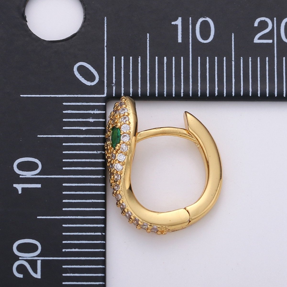 Snake earrings, snake Hugging earrings, dainty earring, gold snake earrings, delicate Hoop, gold earrings, trendy earrings, minimal earrings K-495
